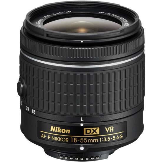 لنز نیکون  Nikon AF-P DX NIKKOR 18-55mm f/3.5-5.6G VR No Box - Image 1