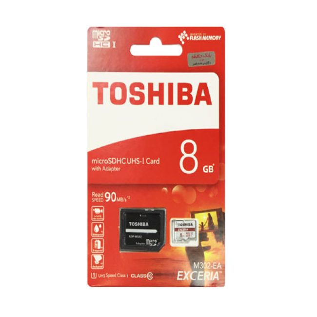 کارت حافظه microSDHC توشیبا مدل EXCERIA M302-EA کلاس 10 - Image 1