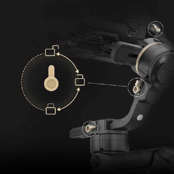 لرزشگیر ژیون-تک کرین 3S برای دوربین های بدون آینه و DSLR - Image 15
