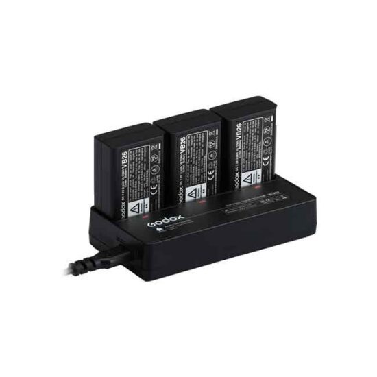 شارژر سه باتری گودکس Godox VC-26T for VB26 - Image 1