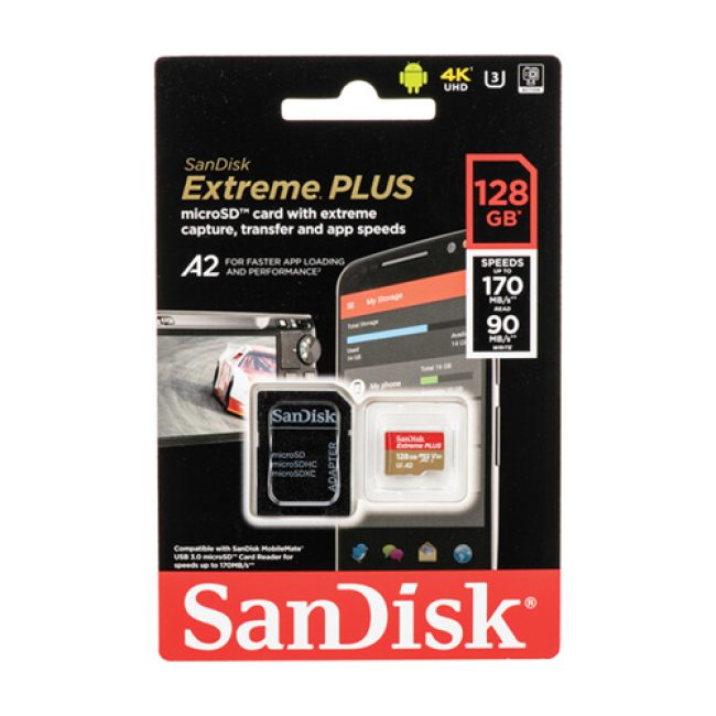 کارت حافظه microSD سندیسک 128 گیگابایت سرعت 170 مگابایت - Image 1