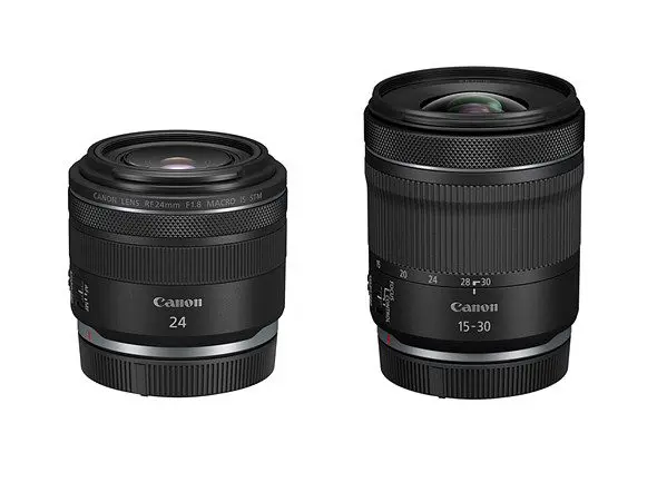کانن لنزهای 24mm F1.8 Macro و 15-30mm را معرفی کرد
