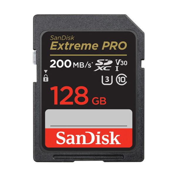 کارت حافظه SDXC سن دیسک Extreme PRO حافظه 128 گیگابایت سرعت 200 مگابایت - Image 1