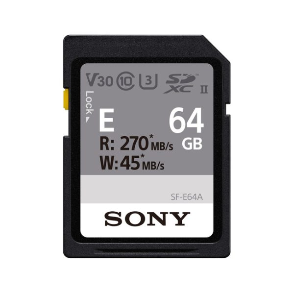 کارت حافظه سونی 64GB SF-E Series UHS-II SDXC بدون پک - Image 1