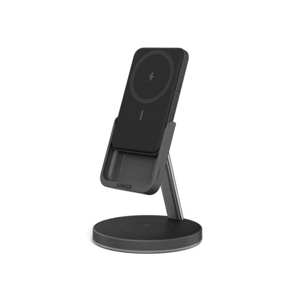 شارژر وایرلس 2 کاره انکر ANKER B25A7211 - مشکی - Image 1