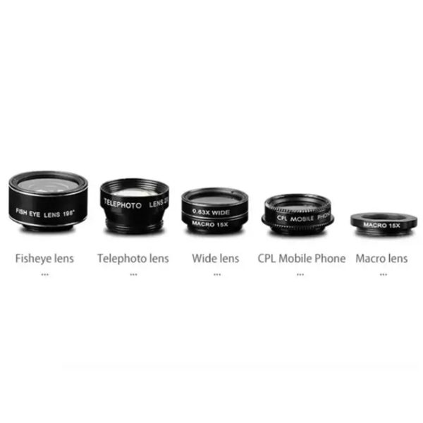 کیت لنز موبایل IBOOLO 5-in-1 - Image 4