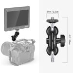 تبدیل و نگهدارنده برای نصب مانیتور نیویر NEEWER Cool Ballhead Multi-Function Double Ball ST13 - Image 2
