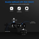 تبدیل و نگهدارنده برای نصب مانیتور نیویر NEEWER Cool Ballhead Multi-Function Double Ball ST13 - Image 3