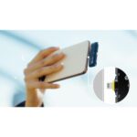 میکروفن یقه ای بی سیم هالی لند مشکی Hollyland LARK C1 Solo for iOS - Image 5