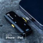 میکروفن یقه ای بی سیم هالی لند مشکی Hollyland LARK C1 Solo for iOS - Image 6