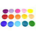 فیلتر لنز رنگی گودکس Godox color effects gel set V-11C for V1 - Image 2