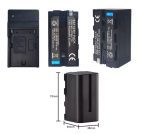 پروژكتور RGB نورثابت پرتابل JSL 888 به همراه باطري Np-F770 و شارژر - Image 2