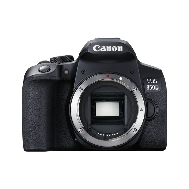 Canon EOS 850D DSLR Camera Body Only front view 1