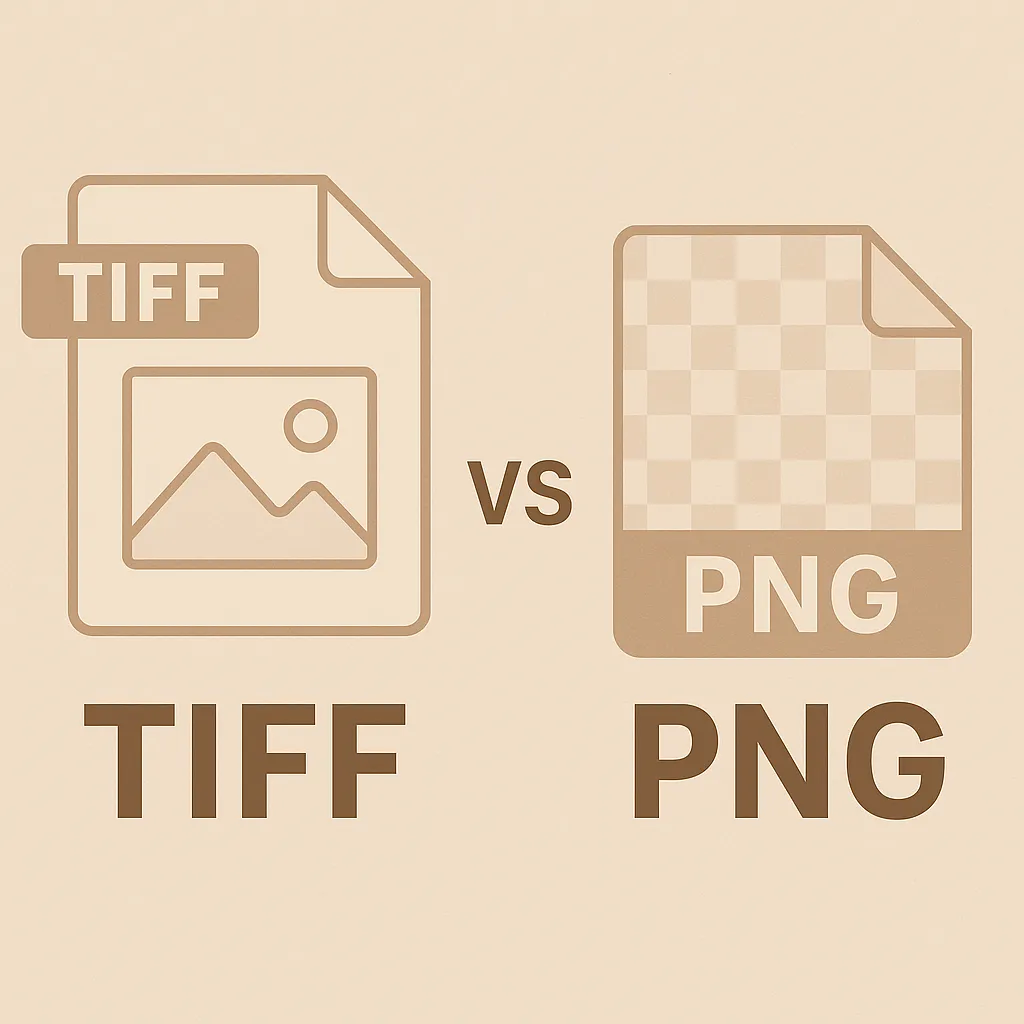 مقایسه فرمت TIFF با PNG در حفظ کیفیت