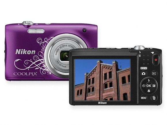 nikon coolpix compact camera a100 stylish design original