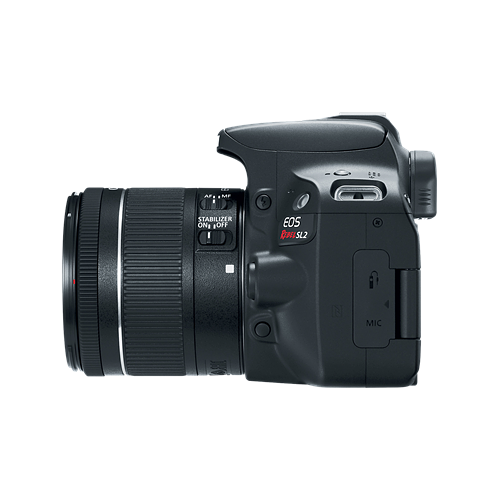 Canon EOS 200D left side