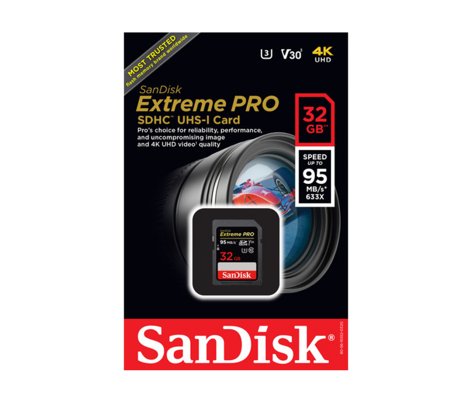 SanDisk 32GB Extreme PRO SDHC UHS I Memory Card pack