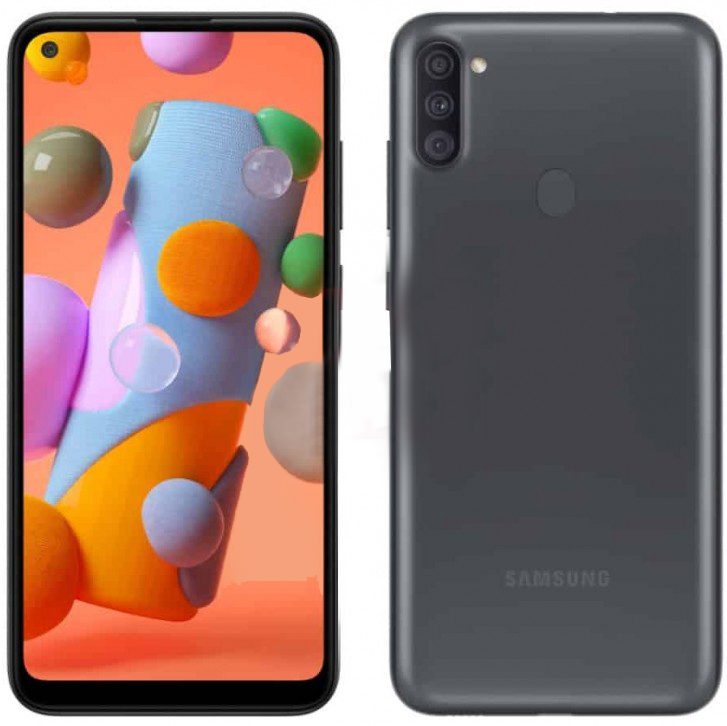 پانچ صفحه نمایش, دوربین سه گانه در گوشی موبایل سامسونگ Galaxy A11