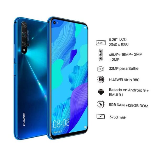 گوشی موبایل هوآوی مدل Huawei Nova 5T با حافظه 128 گیگابایت رام 8 گیگابایت - Image 3
