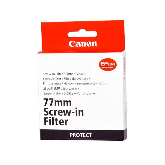 فیلتر لنز دوربین مدل Canon UV 77mm Screw-in Filter