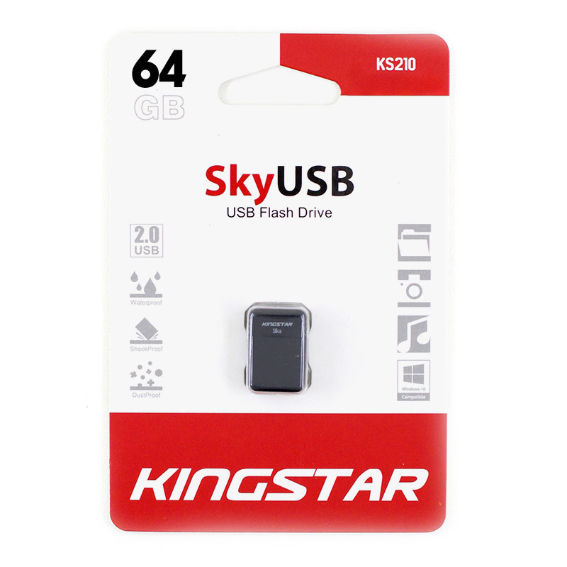 فلش مموری کینگ‌ استار مدل sky USB KS210 ظرفیت 64 گیگابایت