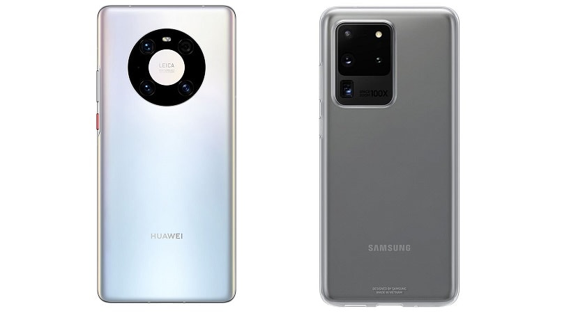 Samsung Galaxy S20 Ultra , Huawei Mate 40 Pro