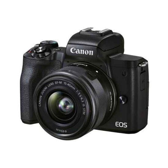 دوربین بدون آینه کانن Canon EOS M50 Mark II 15-45mm f/3.5-6.3 IS STM مشکی - Image 2