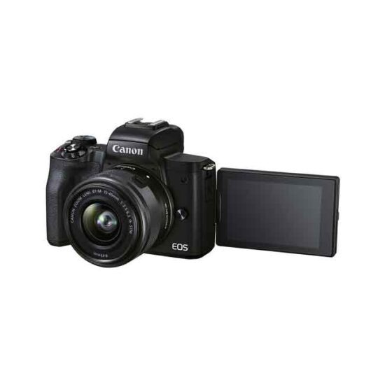 دوربین بدون آینه کانن Canon EOS M50 Mark II 15-45mm f/3.5-6.3 IS STM مشکی - Image 5