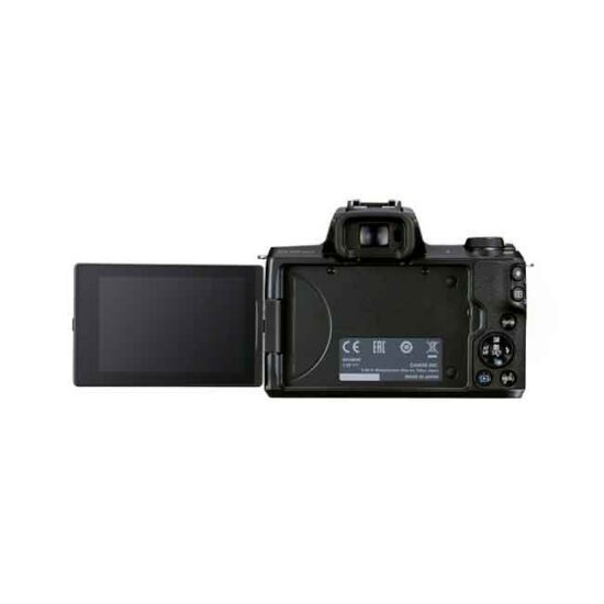 دوربین بدون آینه کانن Canon EOS M50 Mark II 15-45mm f/3.5-6.3 IS STM مشکی - Image 6