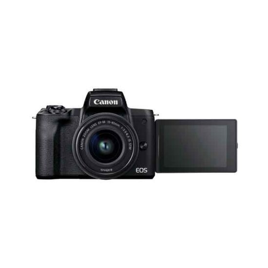 دوربین بدون آینه کانن Canon EOS M50 Mark II 15-45mm f/3.5-6.3 IS STM مشکی - Image 7