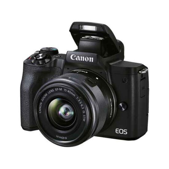 دوربین بدون آینه کانن Canon EOS M50 Mark II 15-45mm f/3.5-6.3 IS STM مشکی - Image 9