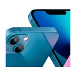 تصویر جزئیات جلو و پشت گوشی اپل آیفون 13 آبی