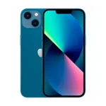 تصویر کامل گوشی اپل آیفون 13 آبی جلو و پشت