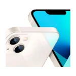 تصویر جزئیات جلو و پشت گوشی اپل آیفون 13 سفید