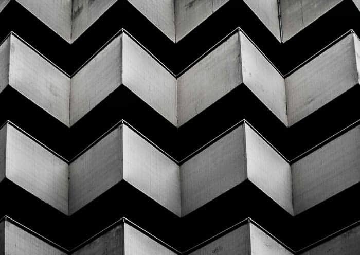 عکس معماری انتزاعی سیاه و سفید