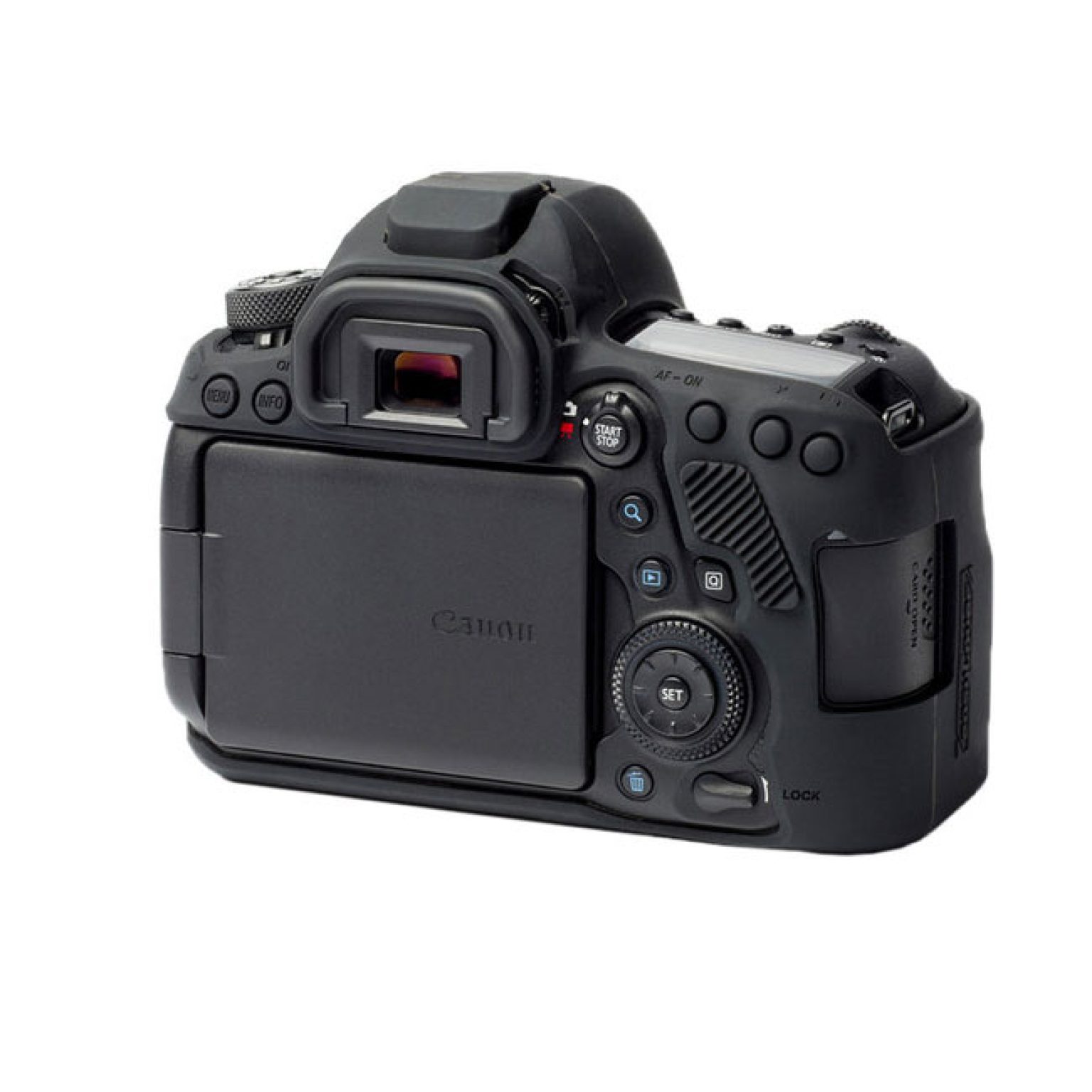 easyCover Silicone Protection Cover for Canon 6D Mark II Black3