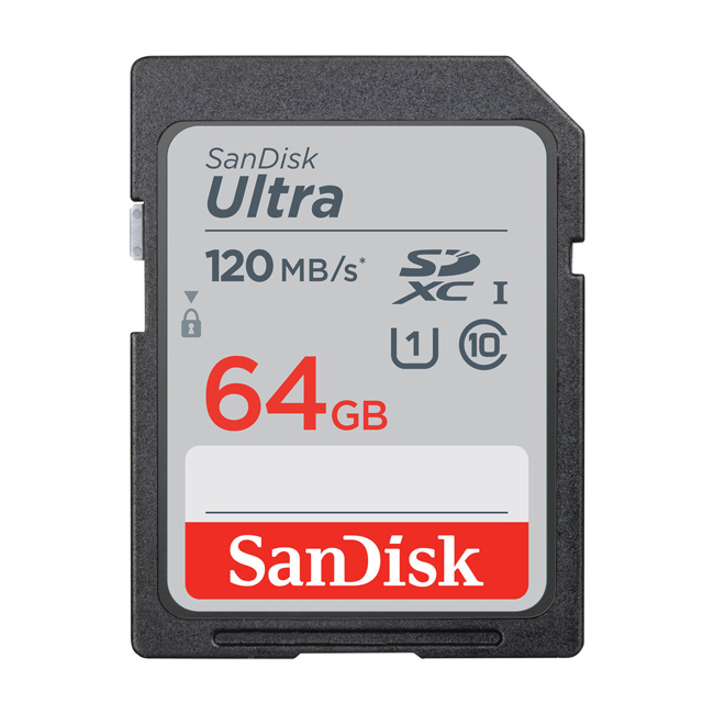 کارت حافظه سندیسک 64 گیگابایت Ultra UHS-I SDXC سرعت 120مگابایت