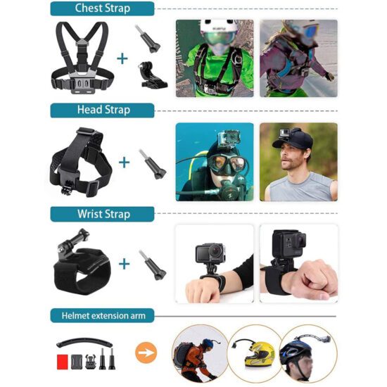 کیت لوازم جانبی گوپرو Gopro Accessories Kit 58 - Image 5