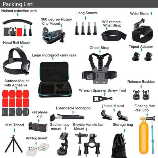 کیت لوازم جانبی گوپرو Gopro Accessories Kit 58 - Image 7