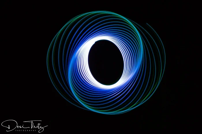 Desirea Tritz Spiral Light Painting