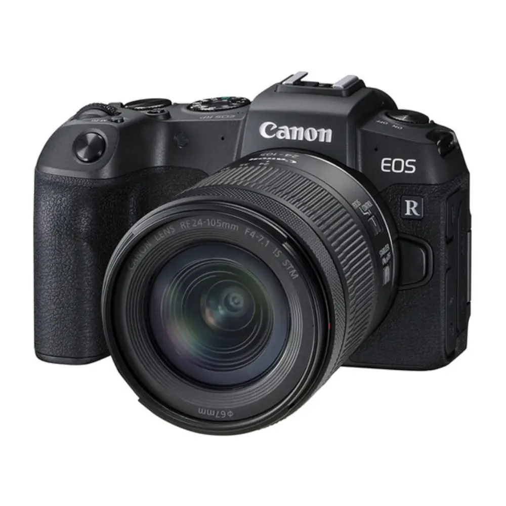 canon eos rp mirrorless camera with 24 105mm f 4 7 1 lens