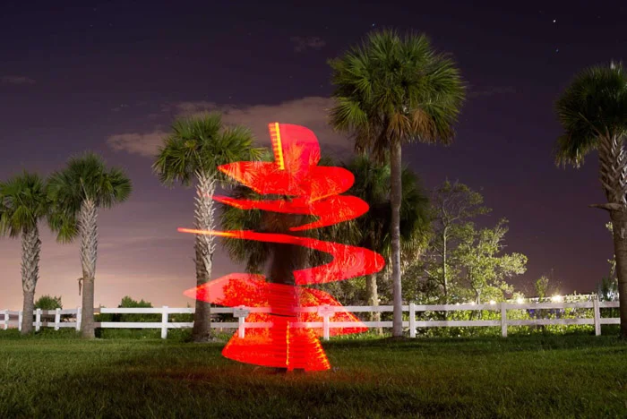 light painting photography Safety Harbor Spiral 1 1