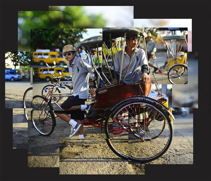 photomontage bikes