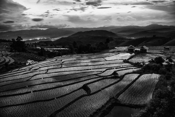 Black and White Travel Photography landscape