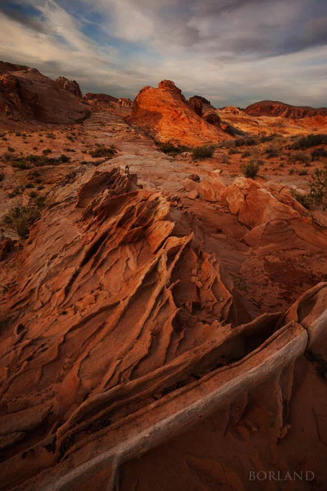 Desert Photography Valley of Fire Diagonal Lines