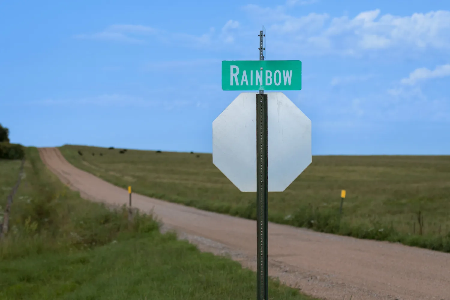 spring landscape photography rainbow road