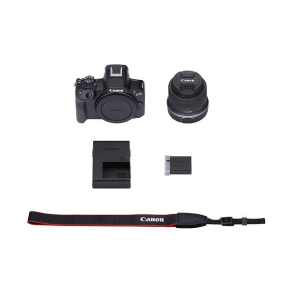 دوربین بدون آینه کانن Canon EOS R50 با لنز RF-S 18-45mm f/4.5-6.3 IS STM مشکی - Image 4
