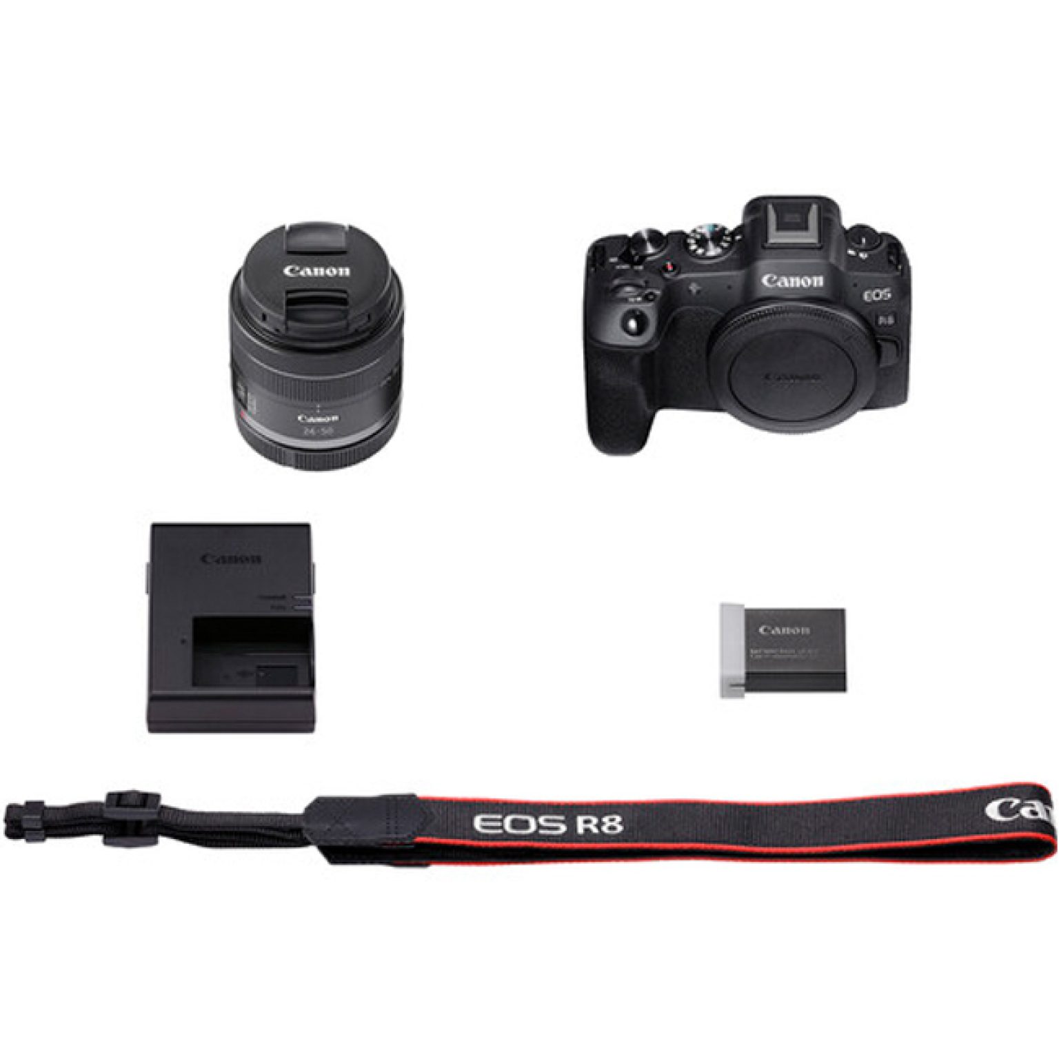Canon EOS R8 Mirrorless Camera with RF 24 50 1
