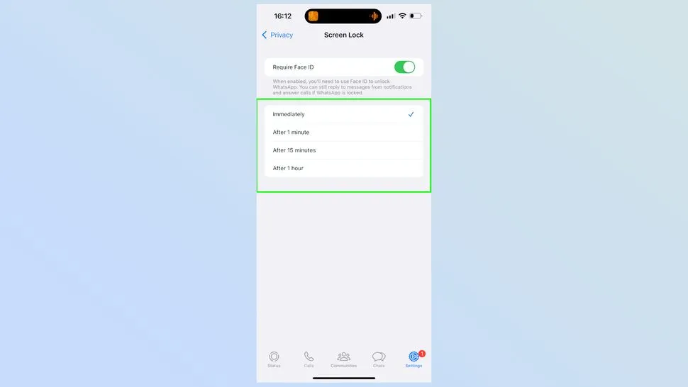 چگونه واتساپ را با Face ID در آیفون قفل کنیم 17 GBiTo9Z7EULRyXGgq4jfy3 970 80
