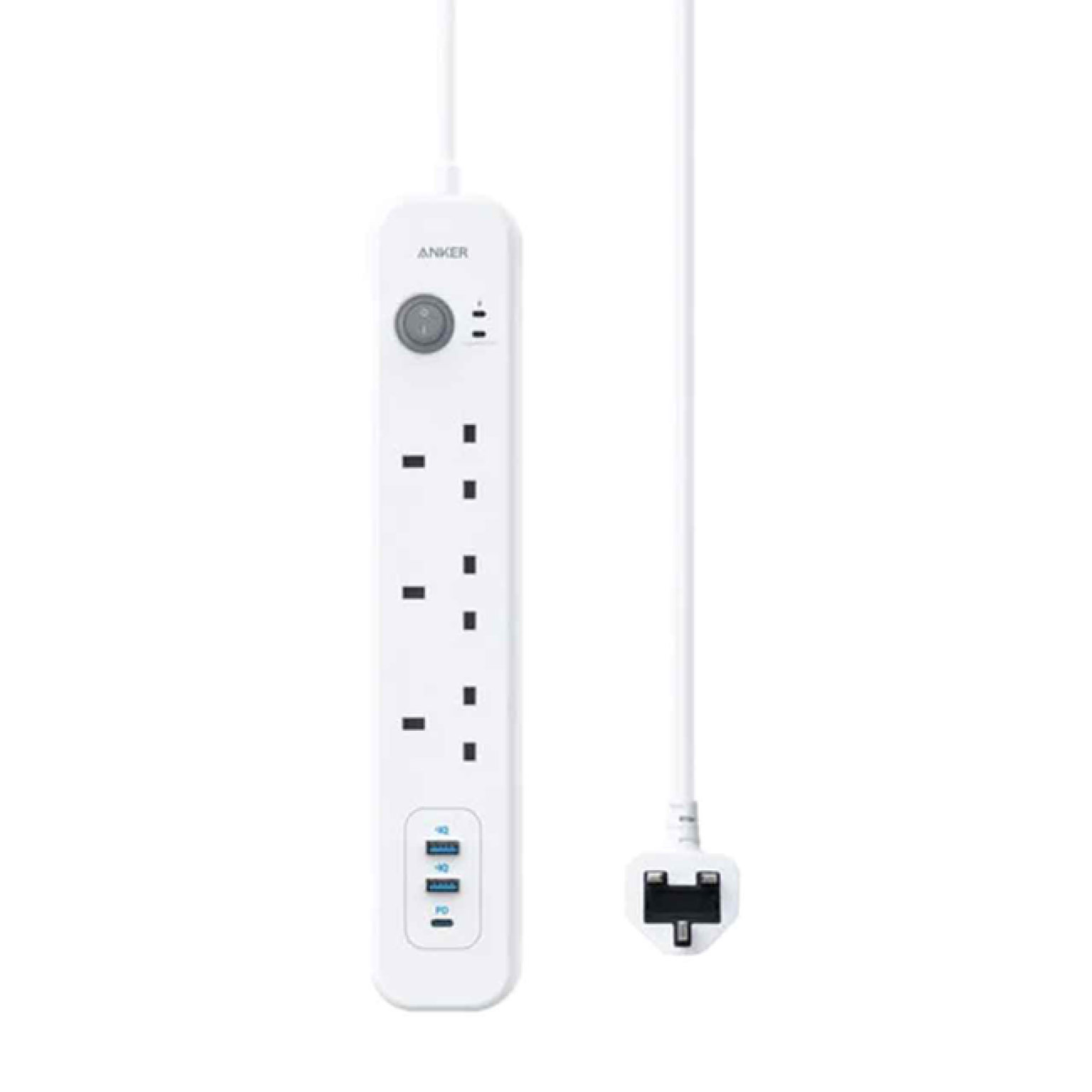 3 house analog ANKER power protector with 2 meters switch model A9136 white 1